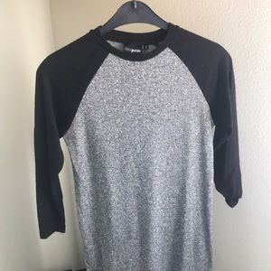 Baseball sleeve maxi dress